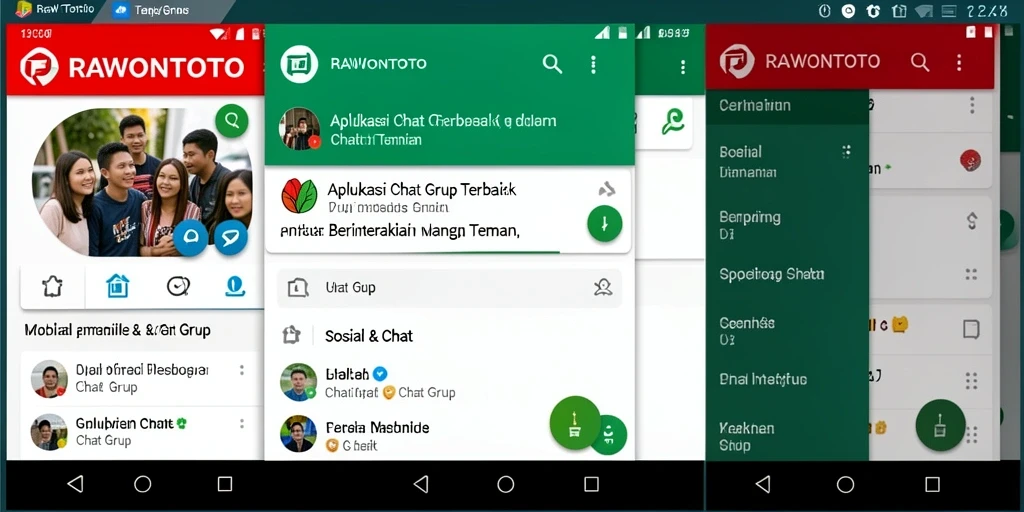 Tampilan antarmuka RAWONTOTO yang intuitif dan mudah digunakan.