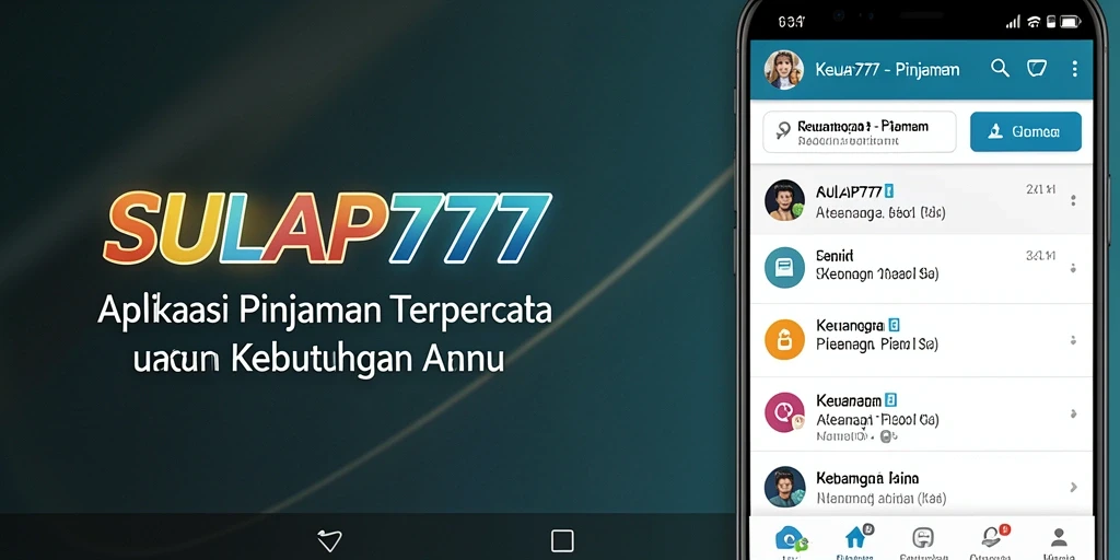 Antarmuka SULAP777 yang user-friendly untuk pengajuan pinjaman.